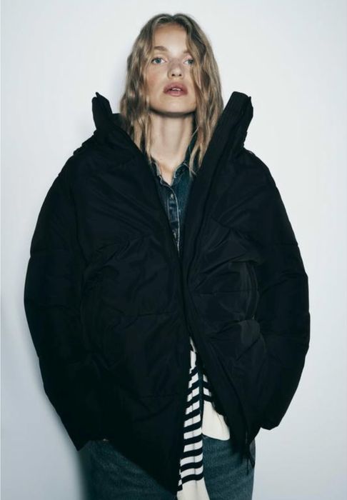 Куртка курточка пуффер пуховик XS S наповнення пух/перо