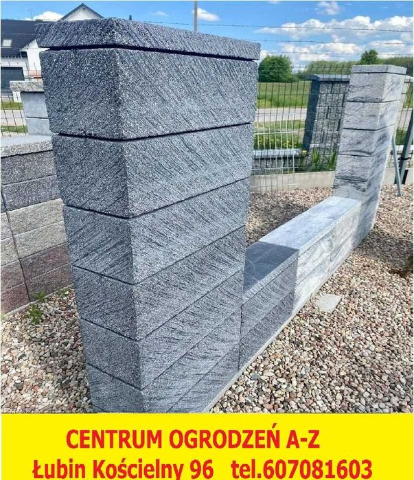 Słupek do ogrodzenia betonowego na 4 płyty PRODUCENT wysoka jakość