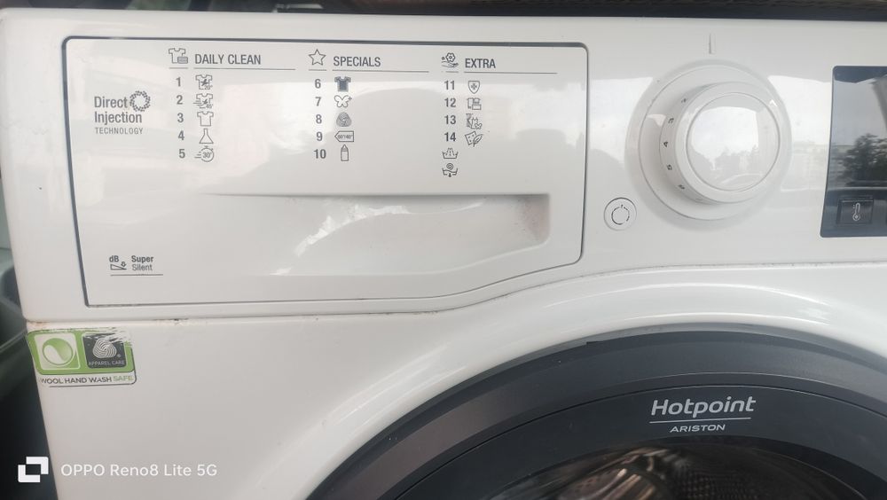 Máquina de lavar roupa Ariston Hotpoint 8kg A+++ 1400rpm