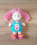 Szmaciana lalka edukacyjna wiązanie  nauka ubierania Smily Play 33cm