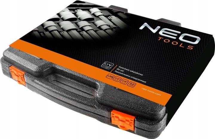 Neo Zestaw Bitów Bity I Nasadek Torx Hex Ribe Star 1/2 38szt Klucze 08