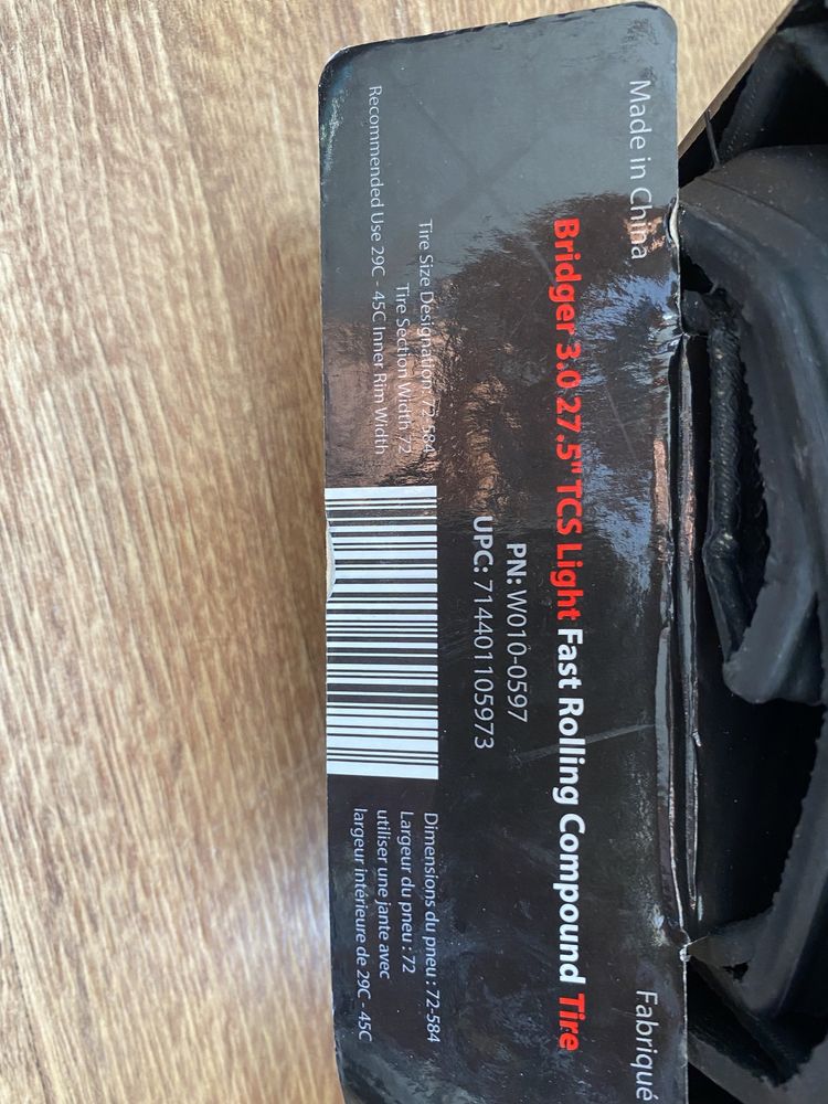 Opony wtb 3.0 Bridger TCS Light Fast Rolling shwable maxis