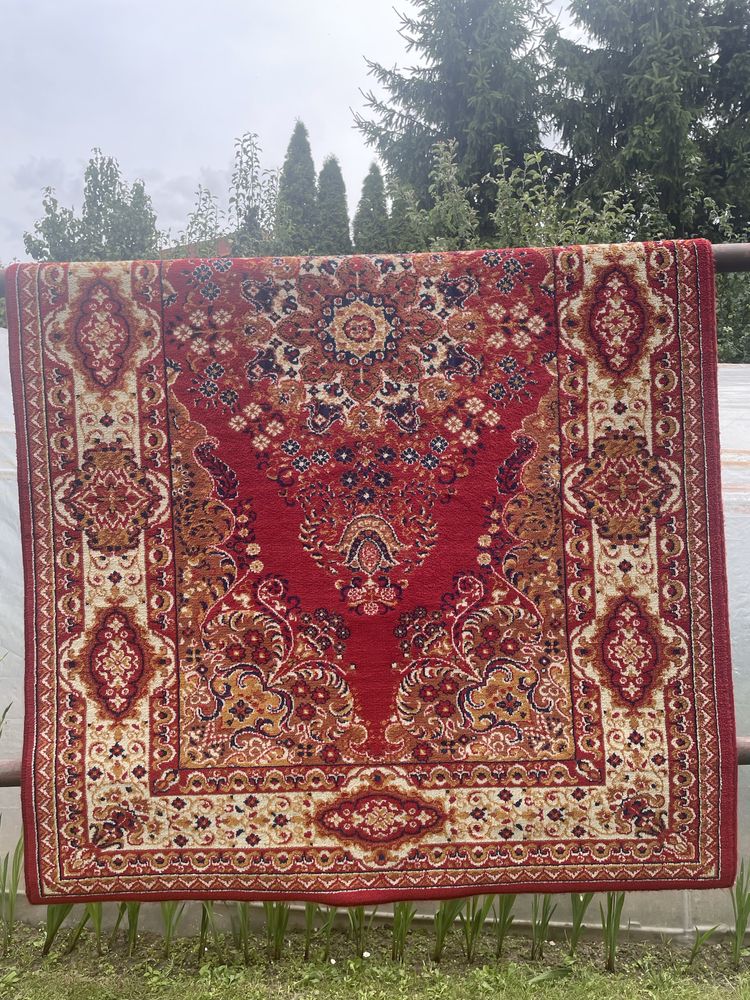 Dywan  wełniany w stylu PRL