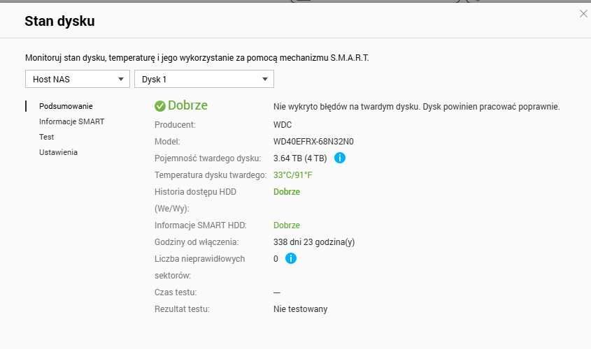 QNAP TS-228A, 4TB HDD, 4 rdzenie, 1Gb DDR4, 2 zatoki.