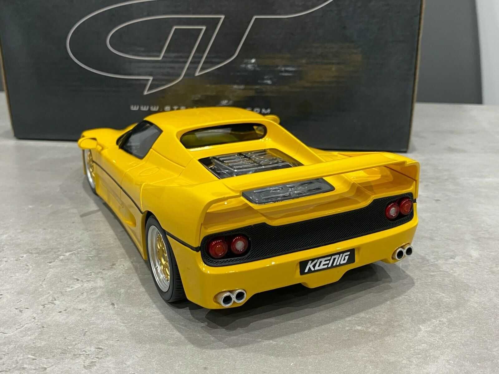 1/18 ferrari f50 koenig specials yellow (gt spirit)