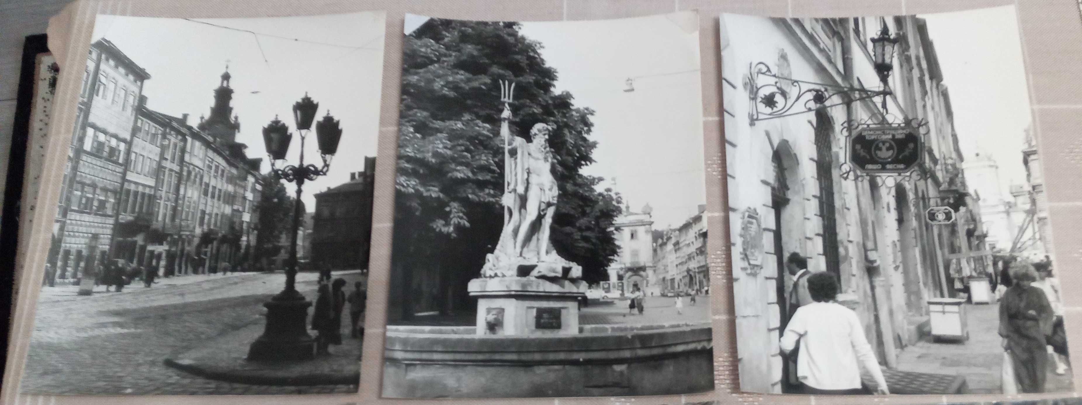 Lwów stare piękne zdjęcia 18x24 rok 1989 / 9 sztuk