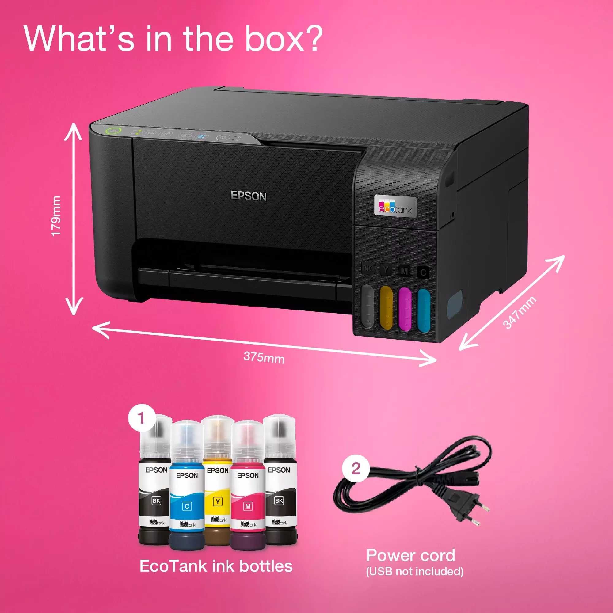БФП 3в1 Epson L3270 + Wi-Fi + чорнила Нові! Запечатані!