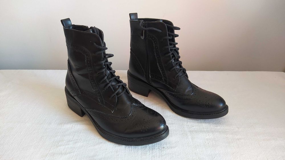 Botas em pele Super Mode T36 NOVAS