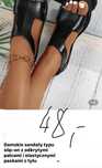 Damskie sandaly slip-on