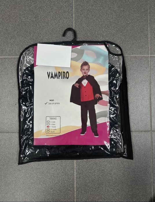 Disfarce vampiro halloween