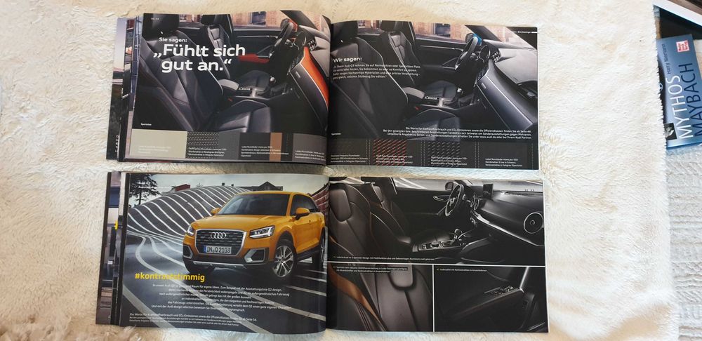 Prospekt Audi Q3 na innej Audi Q7, Audi Q8, Lexus RX 450, Porsche.