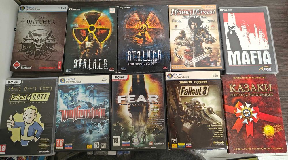 Ігри на Пк PC Stalker, Witcher, Far Cry
