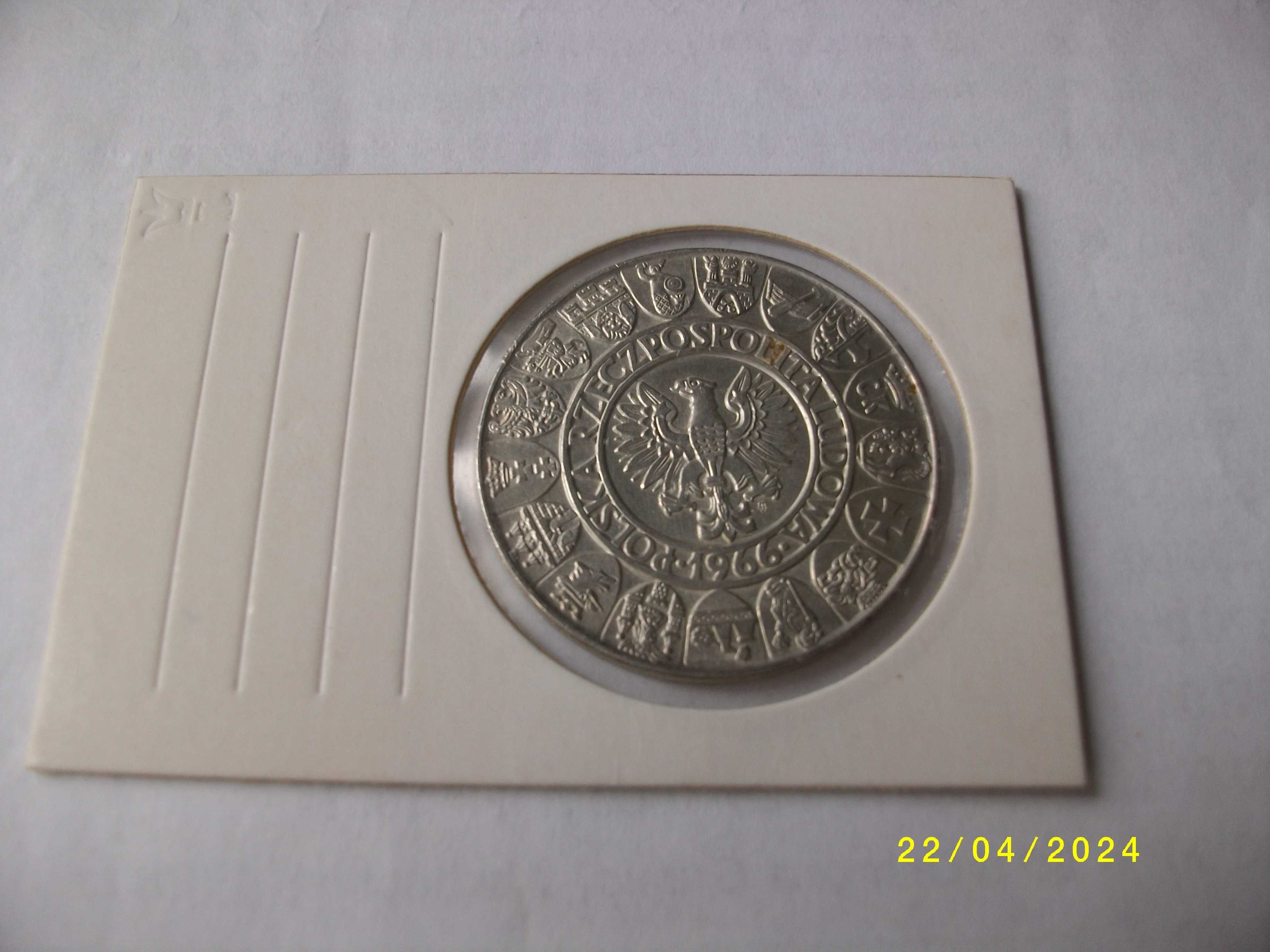 100 złotych - Mieszko i Dąbrówka - 1966 rok