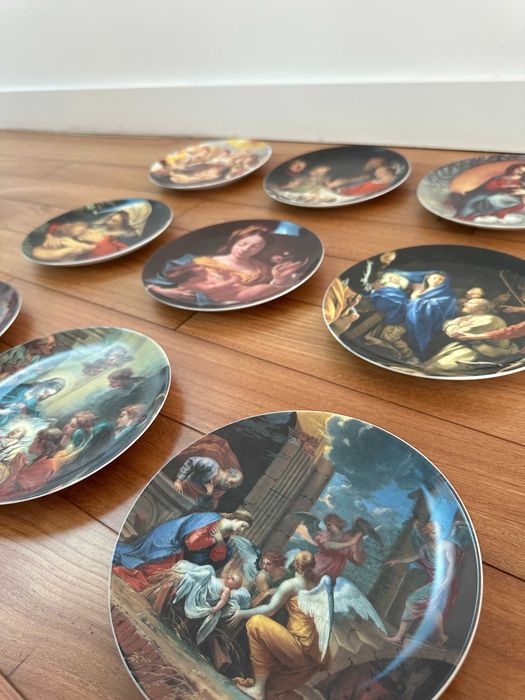 Coleção de Pratos Vista Alegre "Festa de Natal" de 1983 a 2006