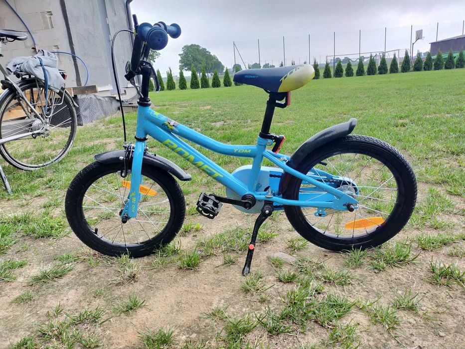 Rower dziecięcy Romet 16 kółka boczne