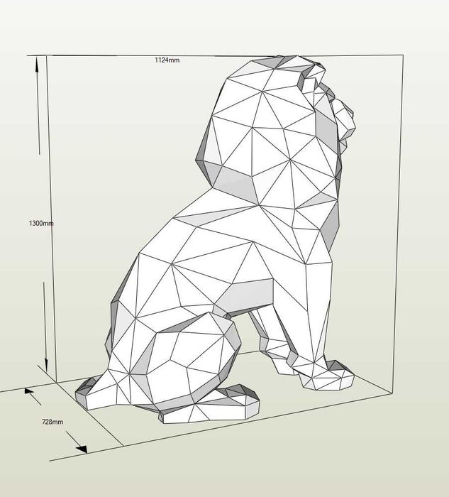 Обменяю схему для создания льва из металла.