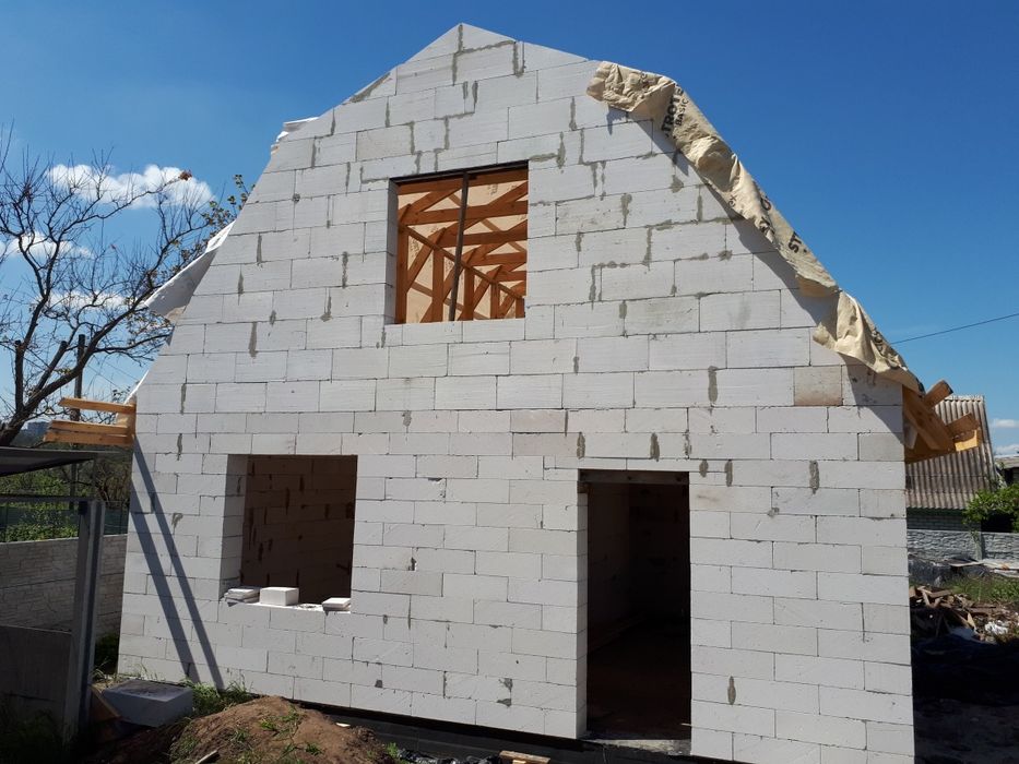 Кладка газобетона, блоков