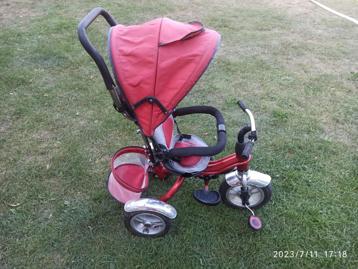 Rowerek trójkołowy wózek dla dziecka xtrike biegowy