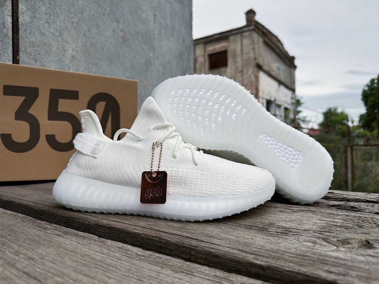 Кроссовки Женские Adidas Yeezy Boost 350 White/Кросівки Жіночі Адідас