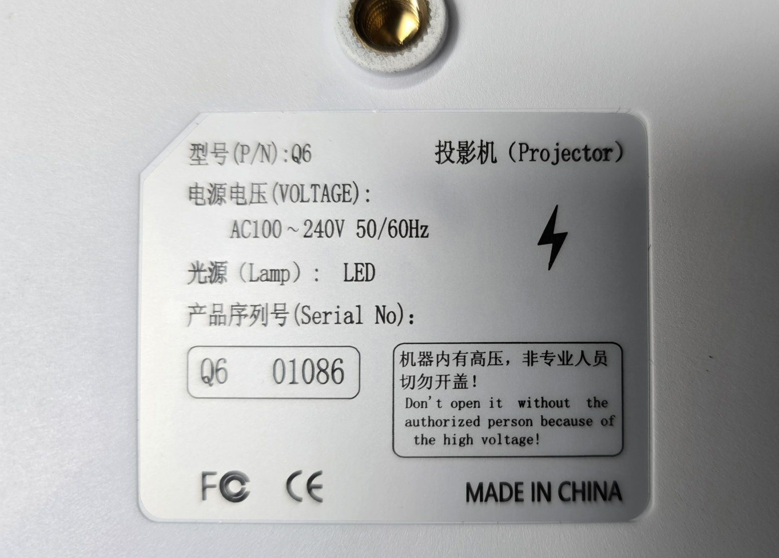 Projektor Led model Q6 jak nowy