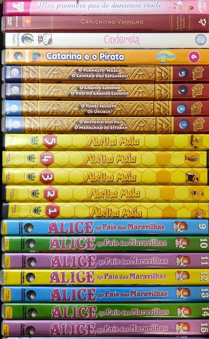 Lote Dvd Infantil 1 - Ver lista Abaixo - PROMOÇÂO 1 €
