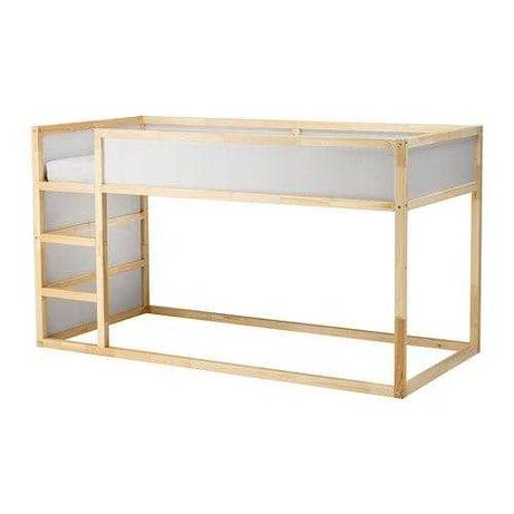 Łóżko piętrowe dwustronne Ikea Kura lite drewno