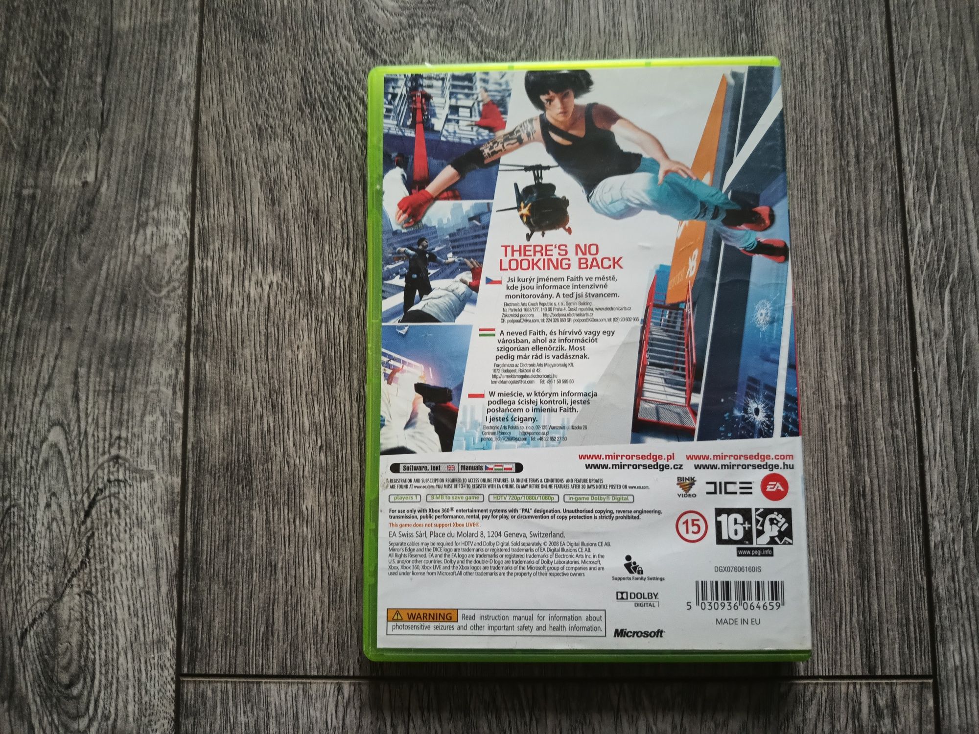 Gra Xbox 360 Mirrors Edge - PL