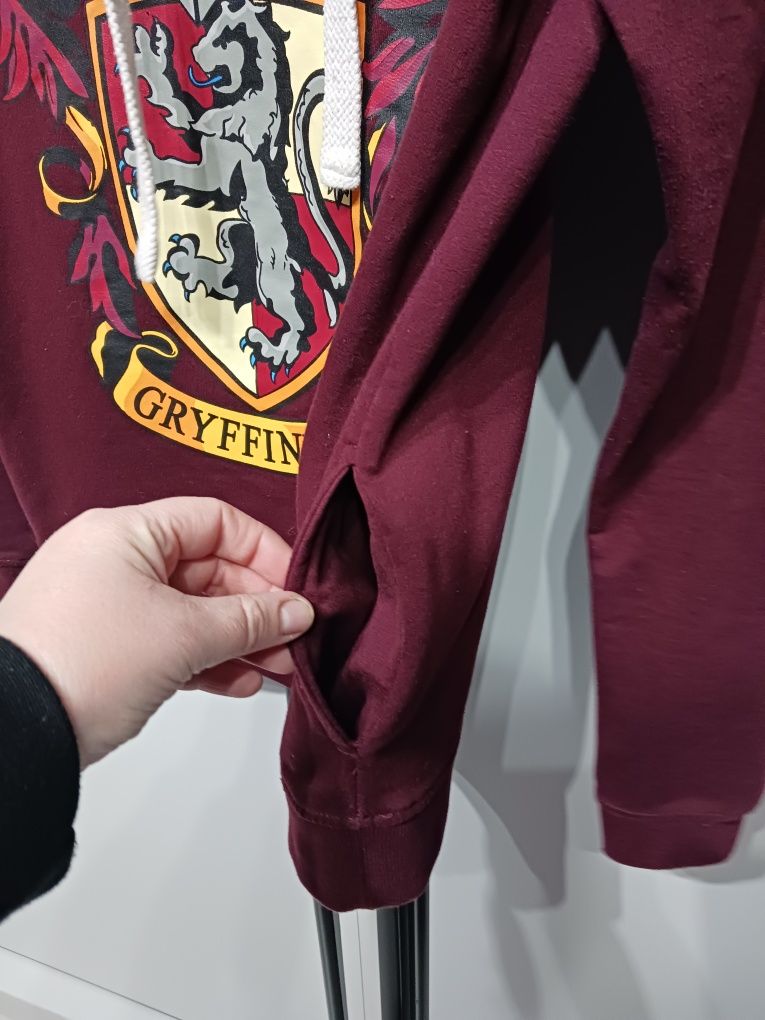 Bluza Harry Potter Gryfindor rozm. M/L z kapturem i 2 kieszeniami