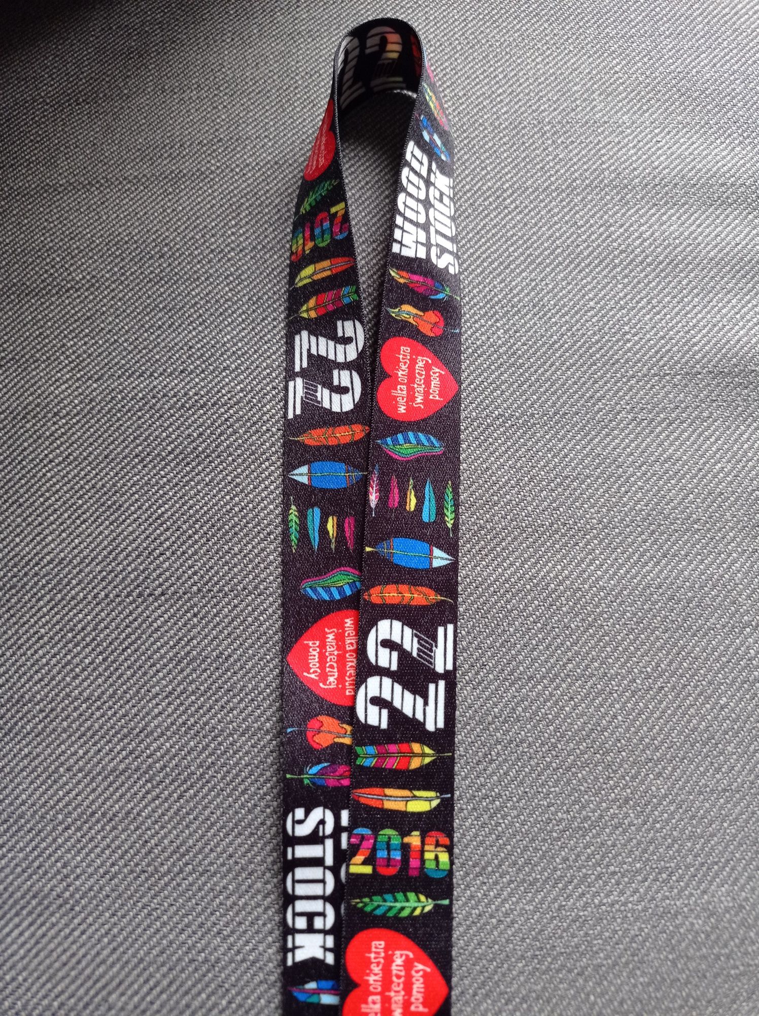 Smycz Wośp WOODSTOCK POLANDROCK oryginał nowa!