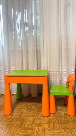 Комплект дитячий стіл та стільчик tegababy