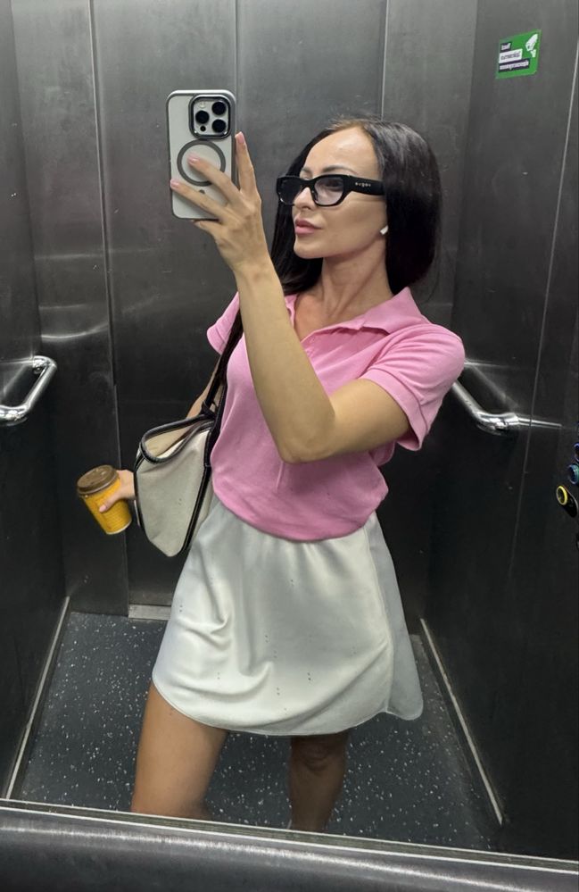 Біла спідниця хс-с