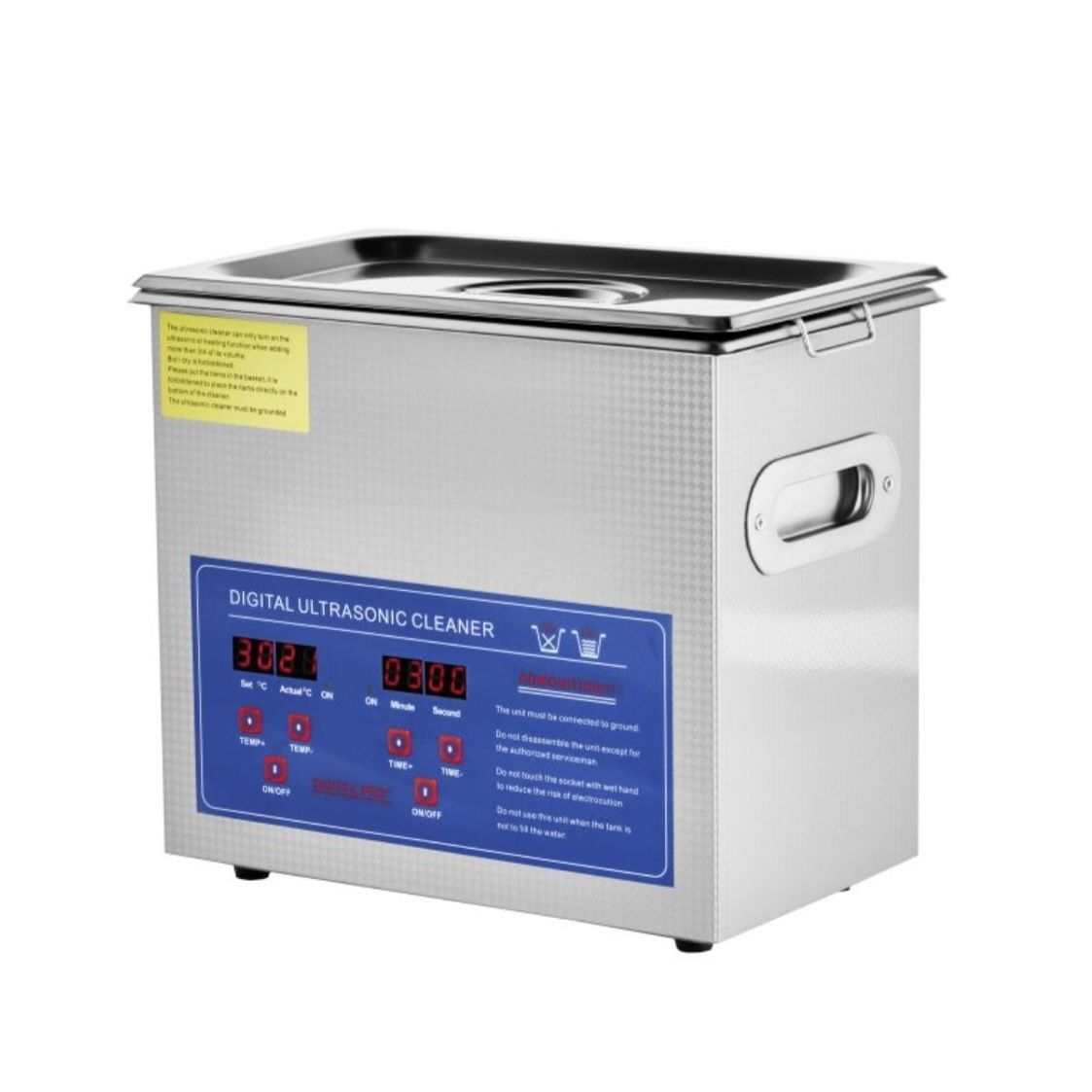 Myjka ultradźwiękowa 2l LCD funkcja grzania LCD