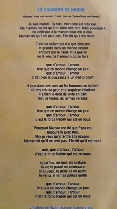 Yann Anderson - Song for Nadim - single - portes incluídos