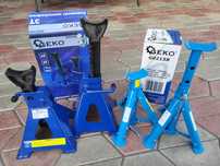 Подставки под машину 2 шт опоры козлы 3т GEKO G02160-G02158 2т.