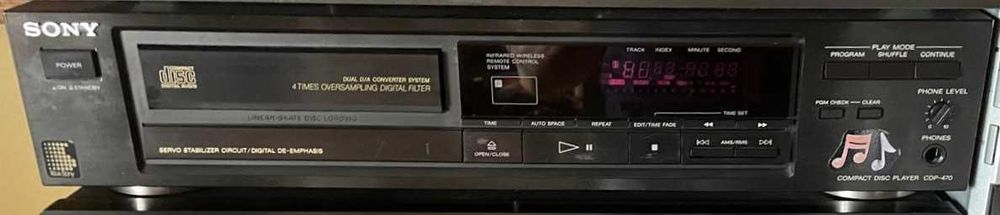 Sony CDP-470 – Leitor de CD Hi-Fi Vintage