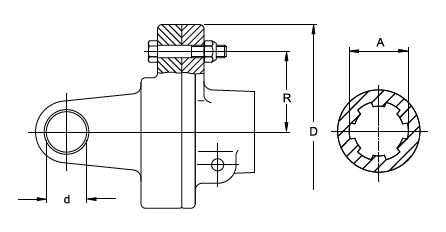 Sprzęgło KB61 Walterscheid Śrubowe zrywalna Krone Pottinger Rozrzutnik