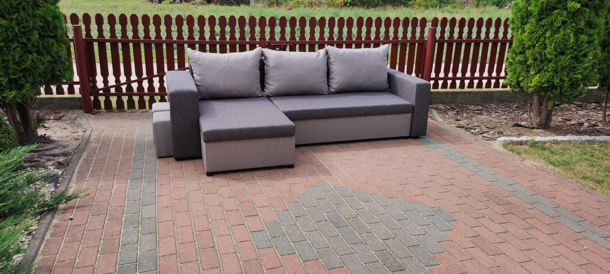 Sofa GRAND z pufami. Dowolna kolorystyka !