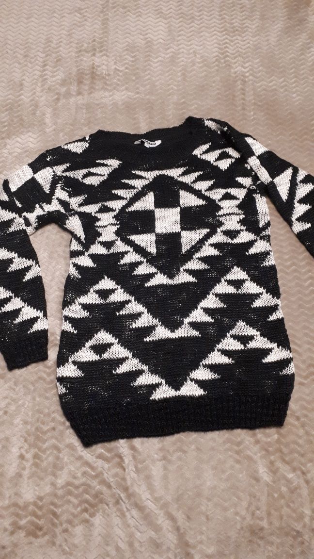 Sweter zimowy, sukienka, new look i inne