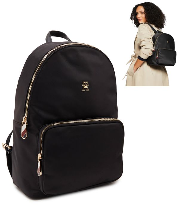 Plecak damski Tommy Hilfiger Poppy Backpack Corp czarny