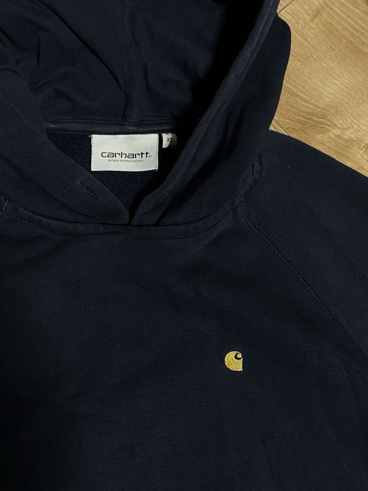 Худі carhartt XS , темно синього кольору