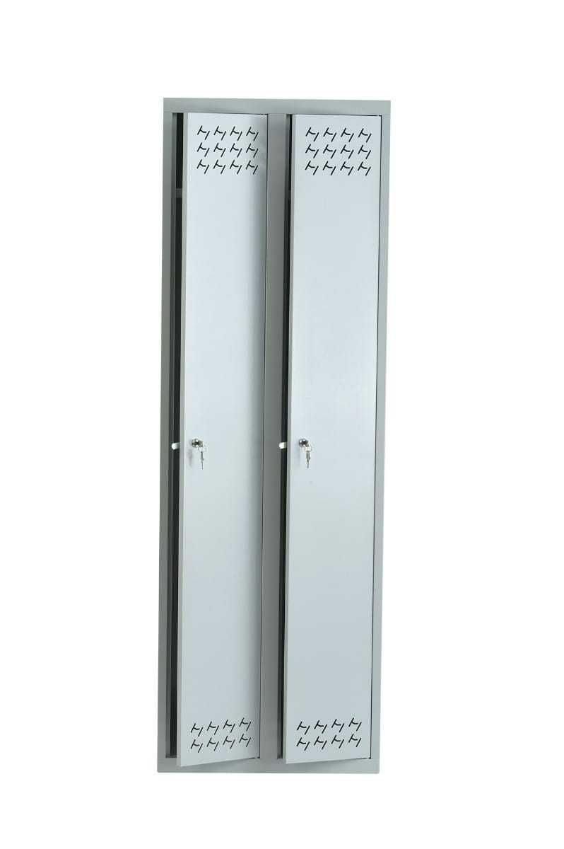 SOLIDNA Szafa BHP Pracownicza ubraniowa 180x60x49 cm DWUDRZWIOWA