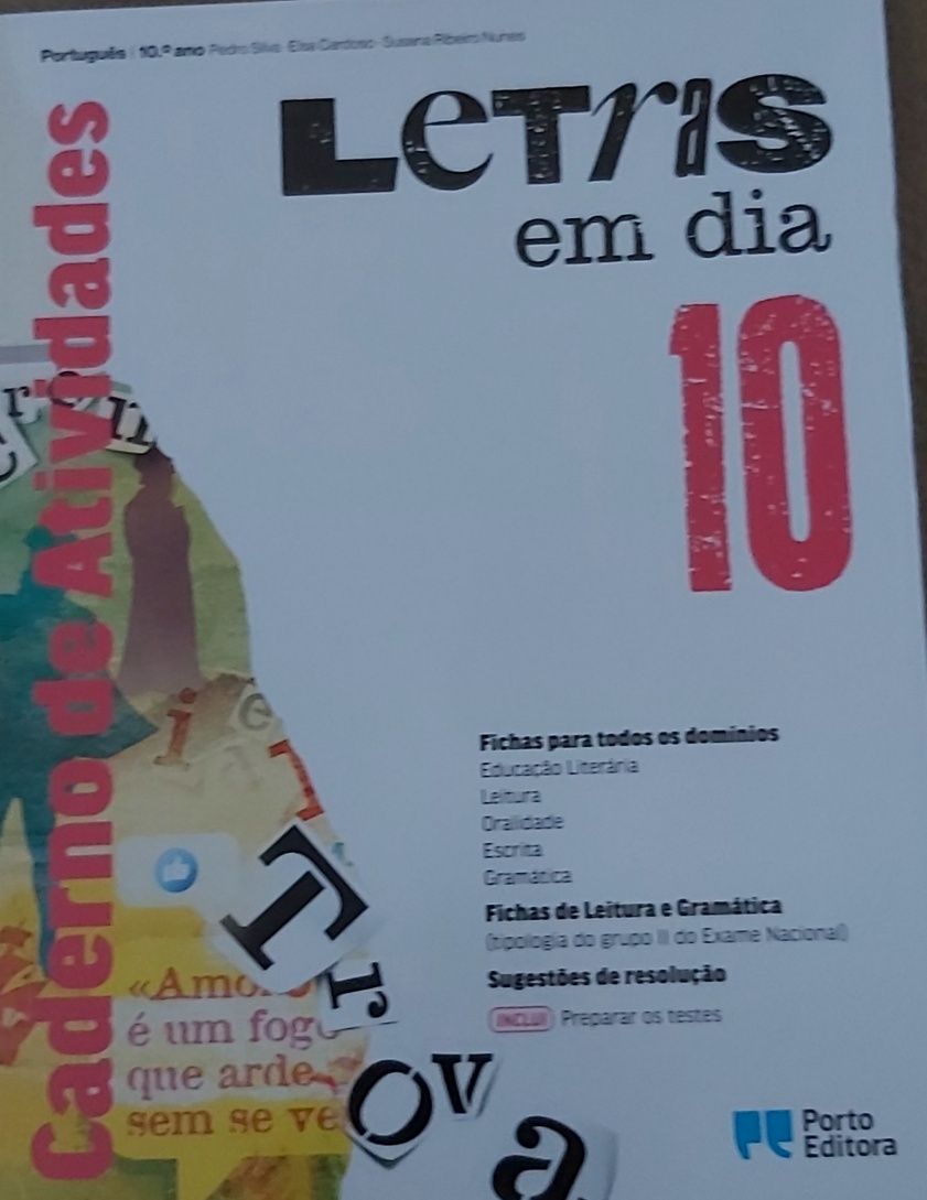 Manual do Professor de Português "Letras em dia 10"