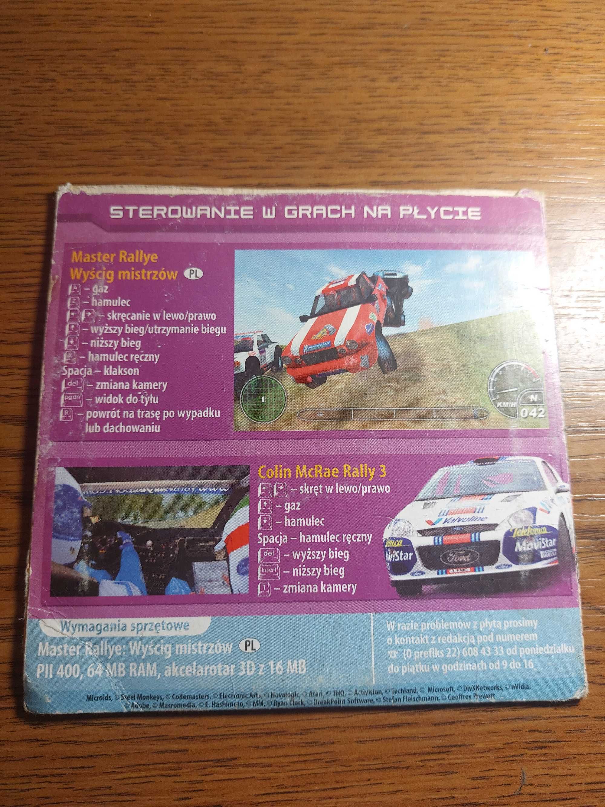 Gry. Master Rallye: Wyścig Mistrzów PL, Demo Colin Mcrae Rally 3