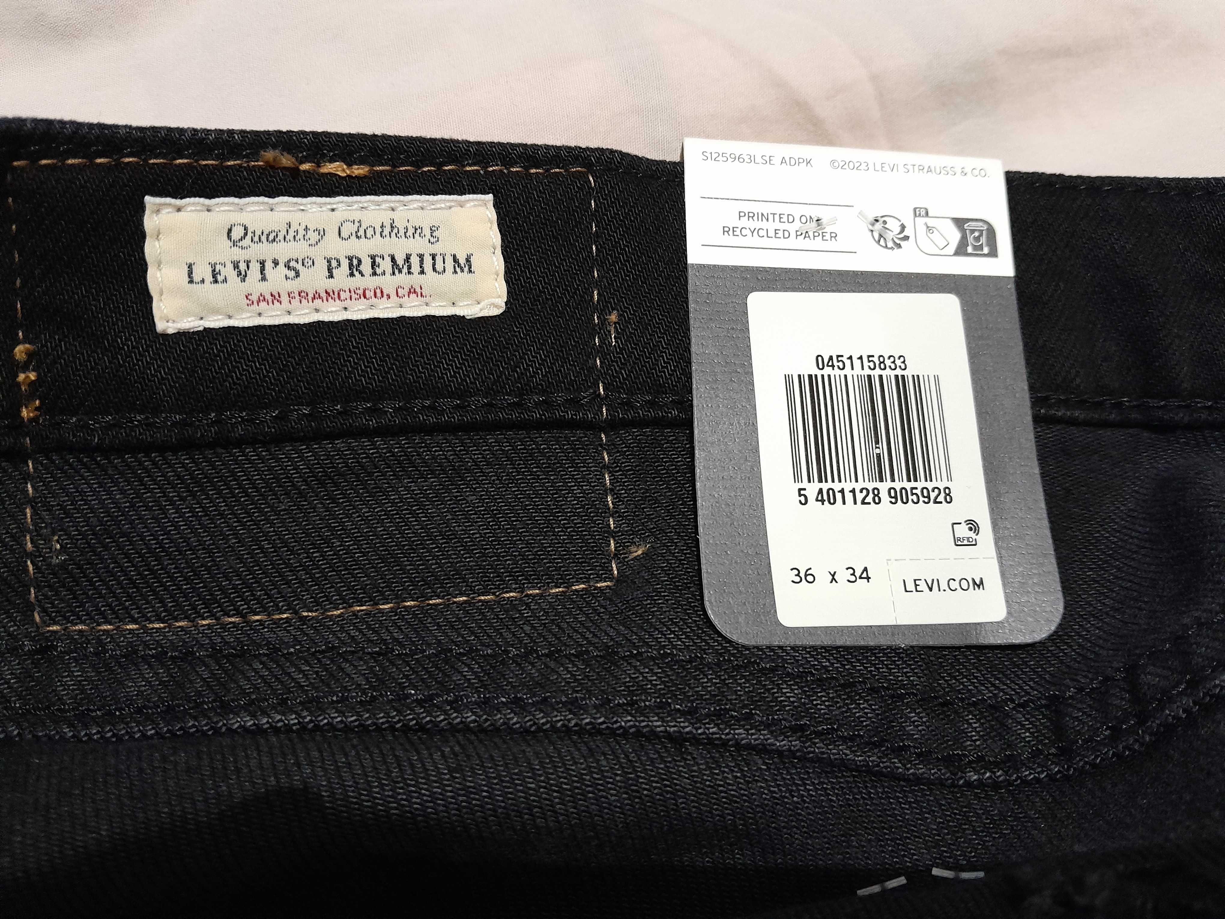Męskie jeansy czarne Levi's 511