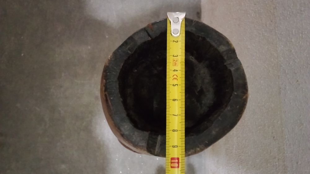 Cinzeiro artesanal de arte africana