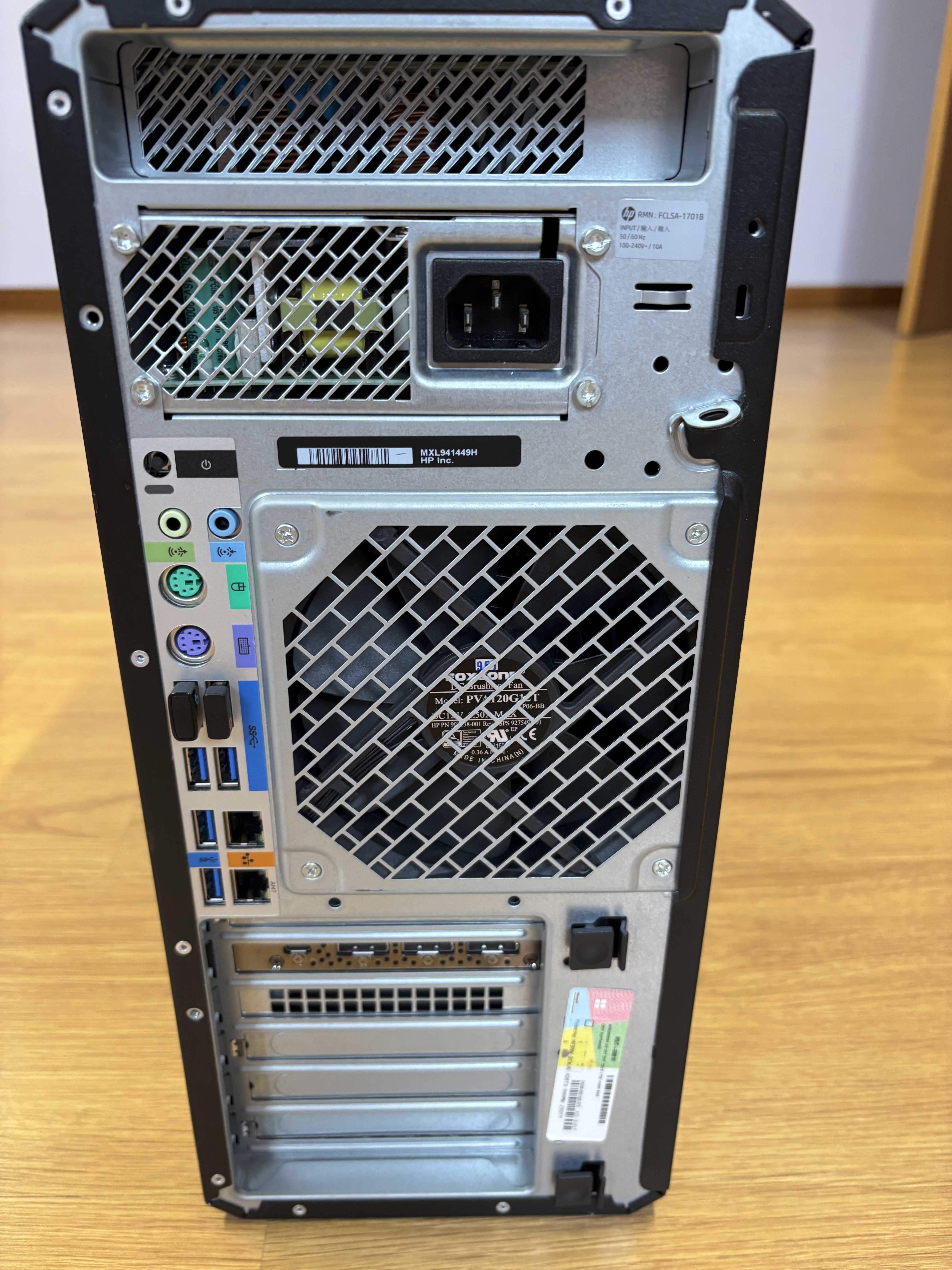 HP Z4 G4 W-2135: 64GB RAM, NVIDIA RTX 4000, 1TB SSD, Windows 11 Pro