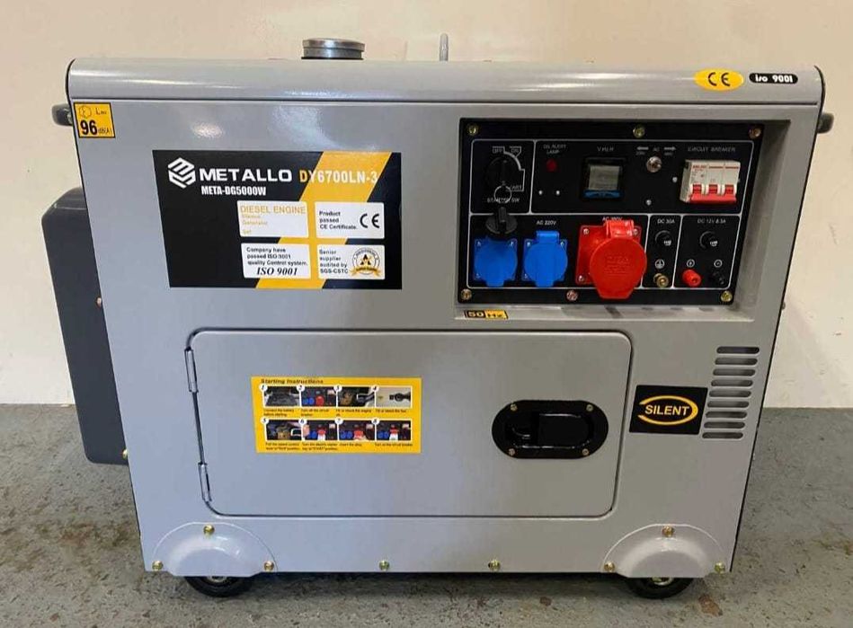 Agregat Prądotwórczy Metallo DG5000W Diesel