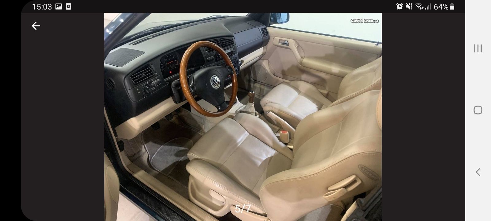 VW Golf cabrio 2.0i