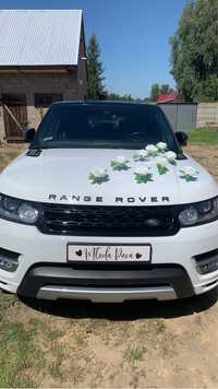 Auto do ślubu Range Rover Sport