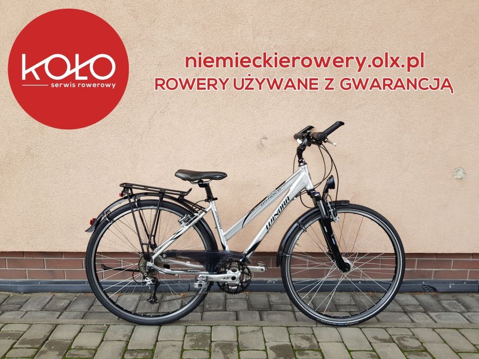 Rower damski damka trekkingowa WINORA koła 28 SHIMANO DEORE LX alu